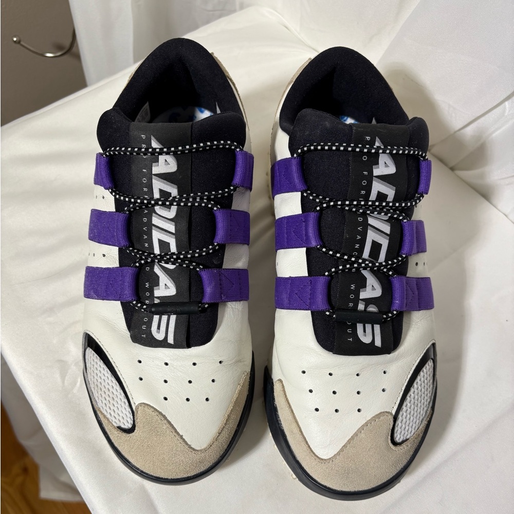 ADIDAS Originals Aw Wangbody Run ALEXANDER WANG COLLAB White/Purple Men’s size 7
